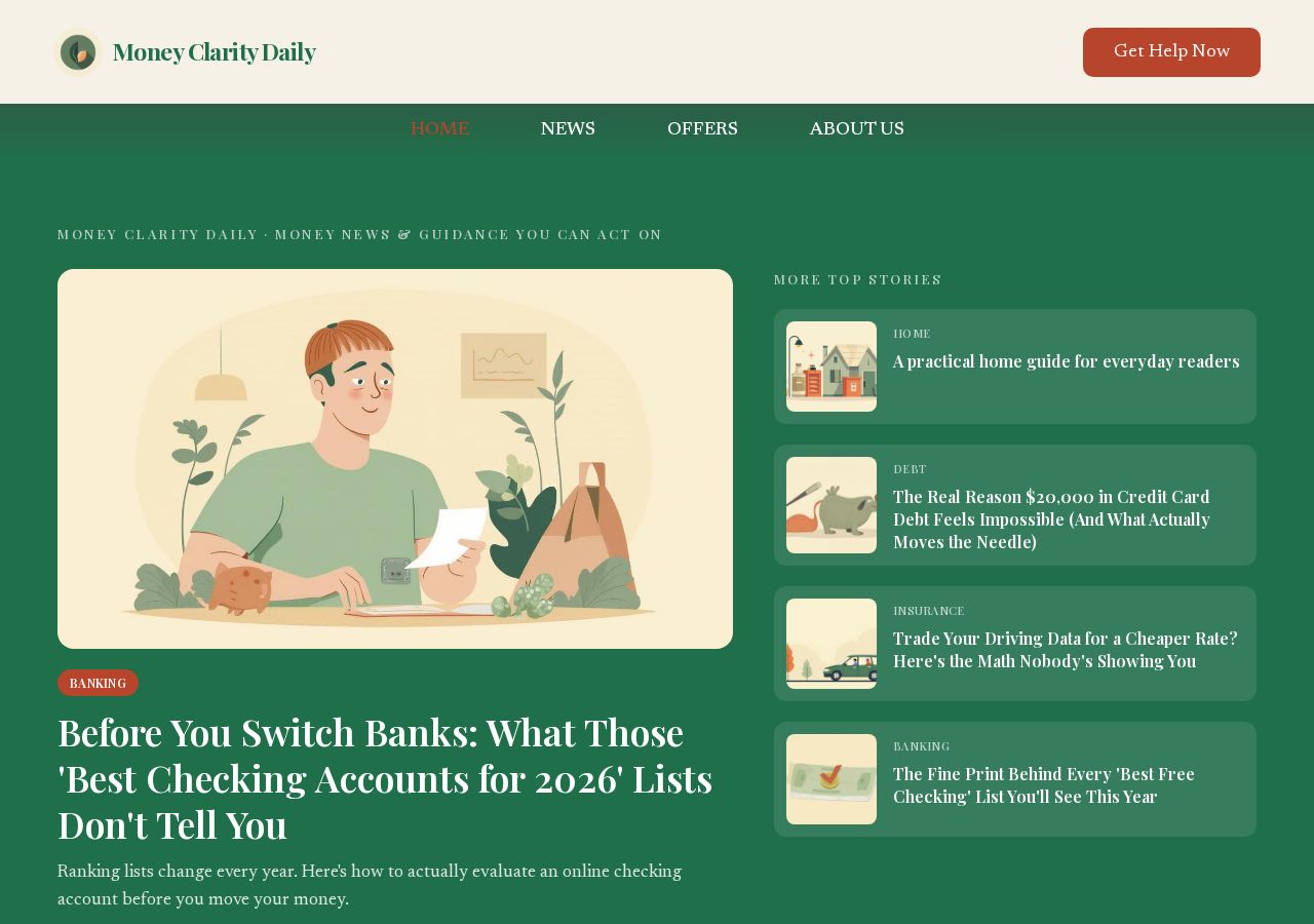 Editorial & video pages — live on Money Clarity Daily